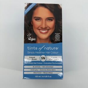 Tints of Nature Permanent Hair Colour 5N Natural Light Brown Vegan B NEW